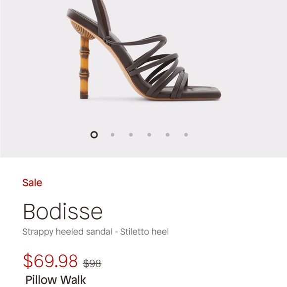 Aldo beautiful brown heels used in one day no return - Picture 8 of 8